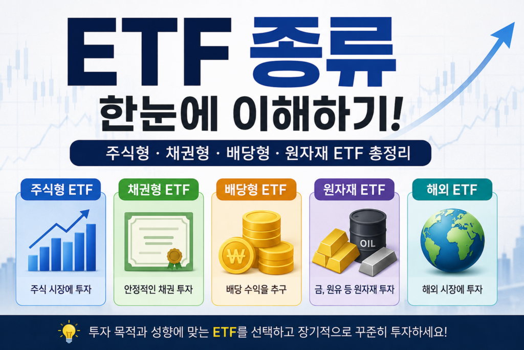 ETF 종류 설명 이미지