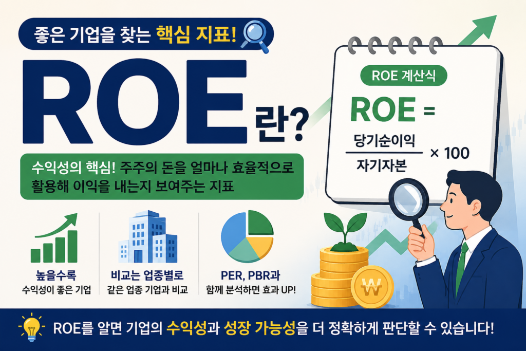 ROE 뜻과 활용 방법 설명 이미지